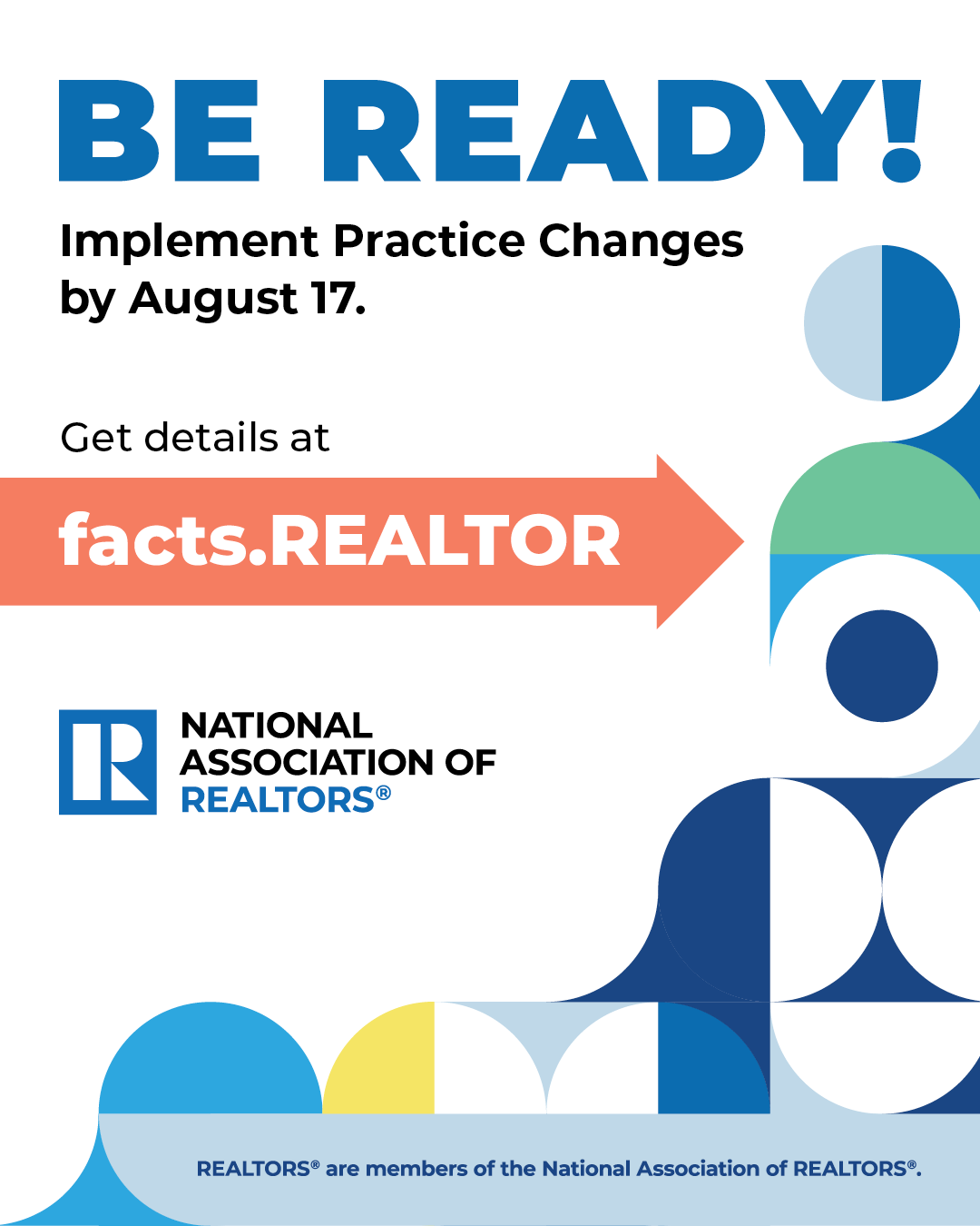 Be Ready! Implement Practice Changes by August 17