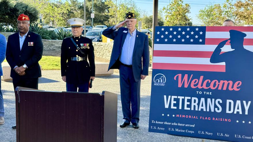 Veterans Flag Raising 2024