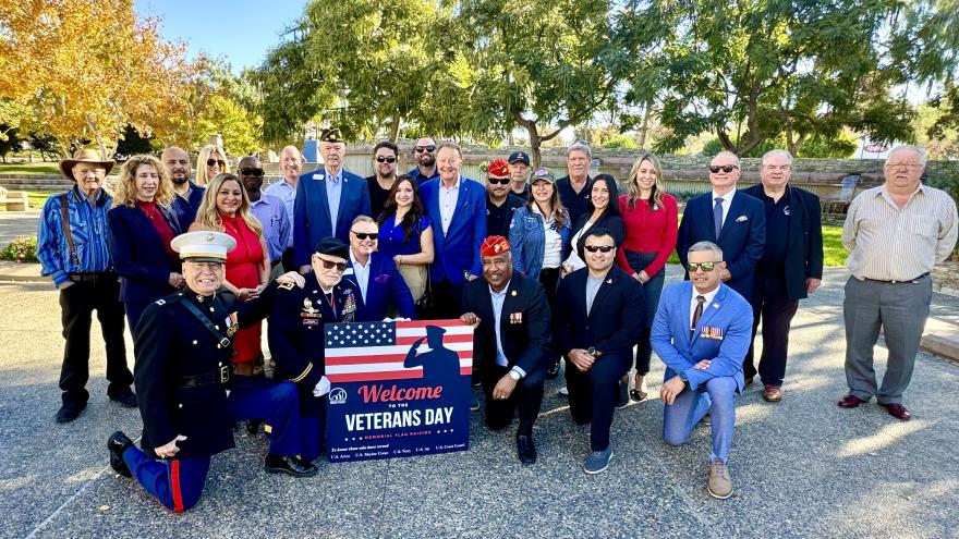 Veterans Flag Raising 2024